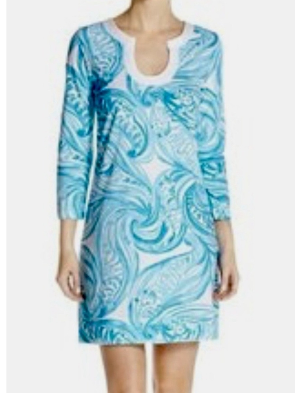 Lilly Pulitzer Marlina Dress in Sea Ruffles SZ S EUC